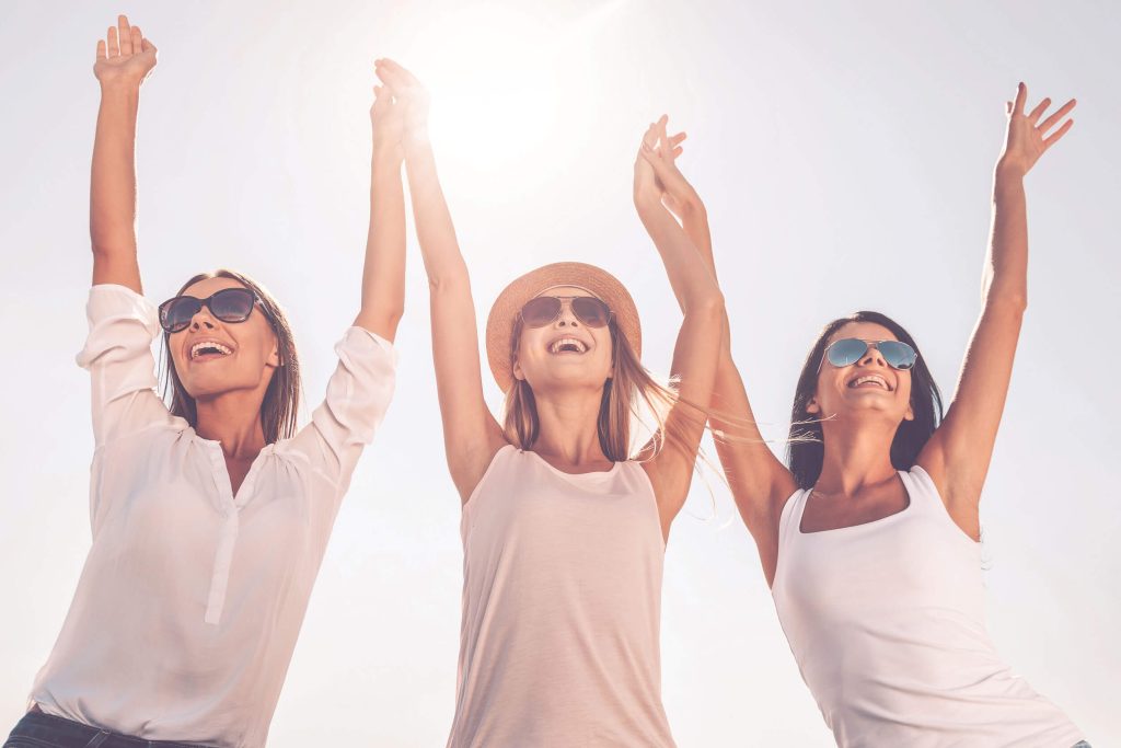 3 happy women - feminine rejuvenation treatments include the O-Shot and V-Lase 